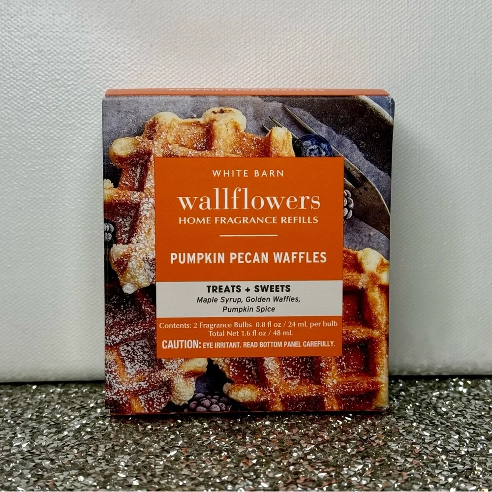 Bath & Body Works Wallflowers Refill Pumpkin Pecan Waffles Refills 2 Pack NWT - Picture 3 of 4